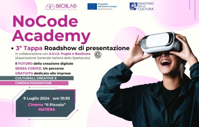 NoCode Academy Roadshow- 3ª Tappa a Matera!