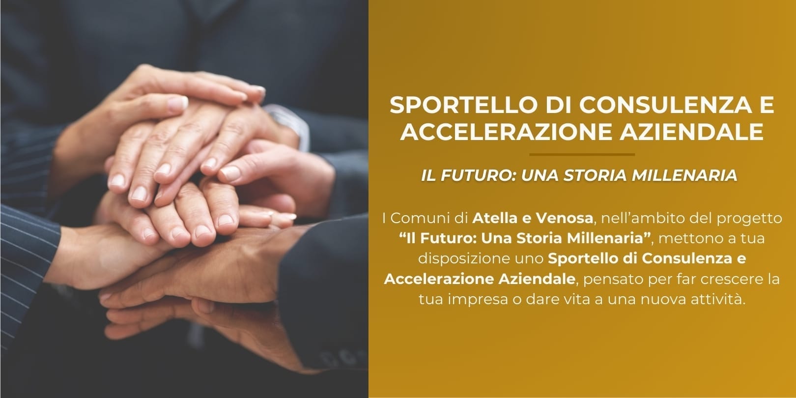 Banner Sportello di Consulenza Il Futuro_di Atella e Venosa