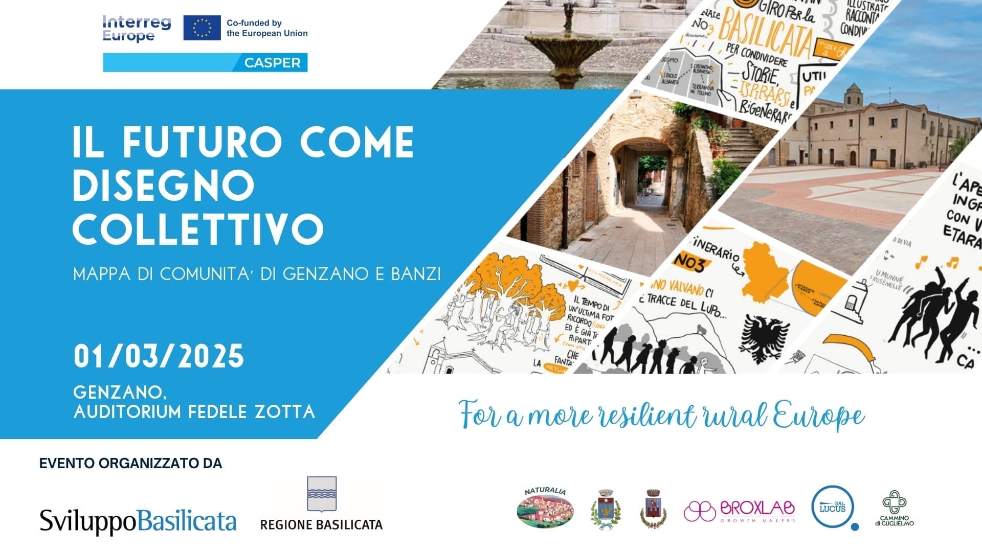 Evento di Presentazione dei Progetti del Percorso Naturalia a Genzano di Lucania_banner edit