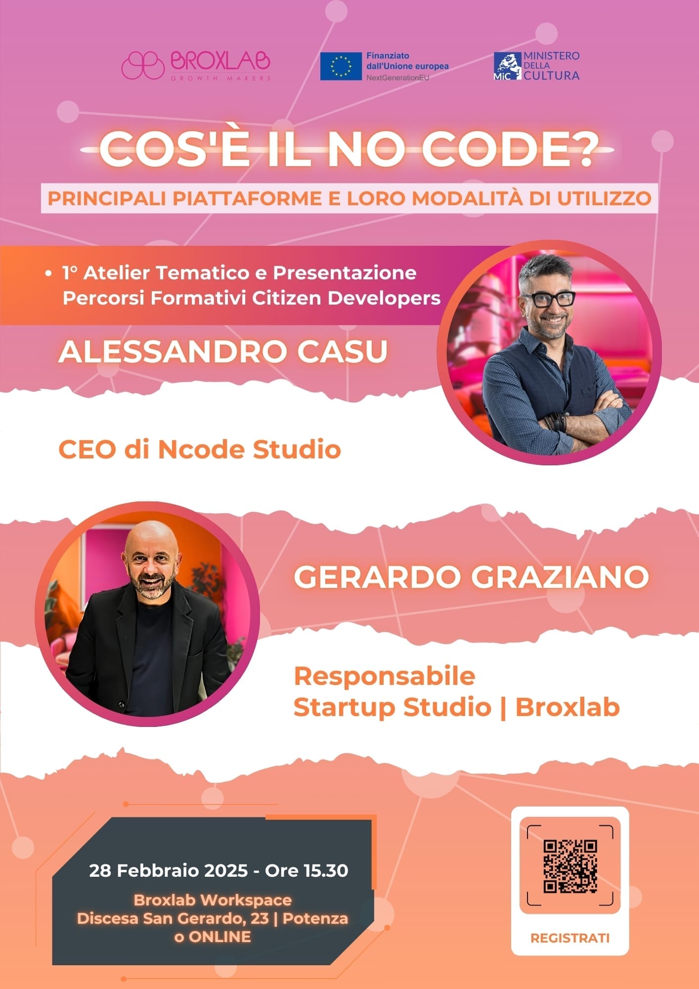 1° Atelier Tematico NoCode Academy