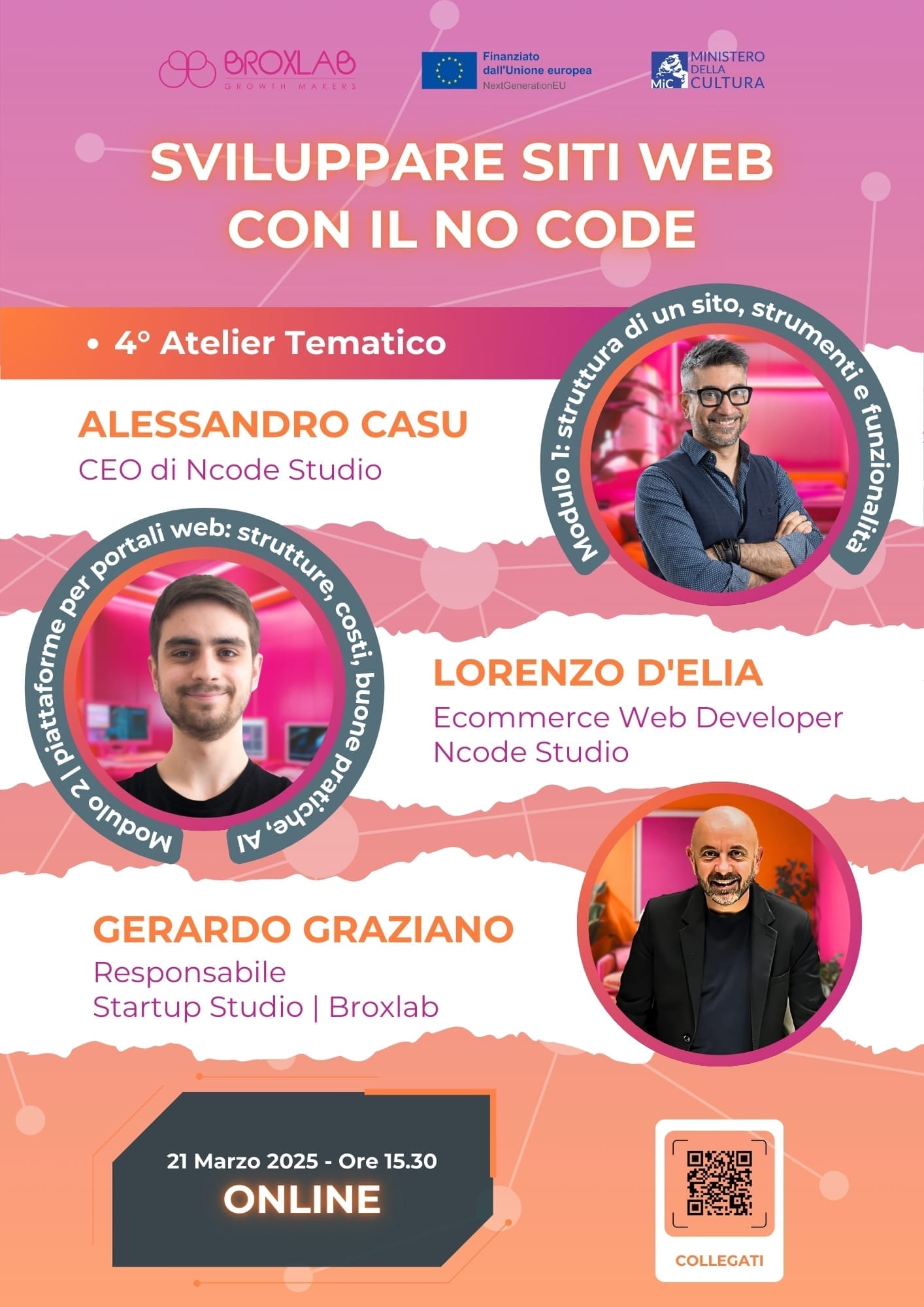 4° Atelier Tematico NoCode Academy